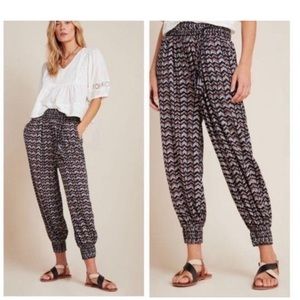 Anthropologie Abstract Print Jogger XS